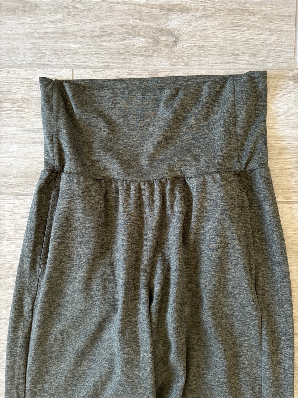 Aerie Green & Black Space Dye Super Soft Jogger Pants With Pockets Size S/P - Picture 3 of 10